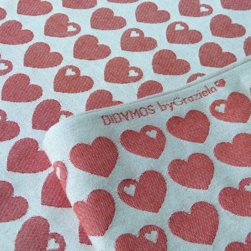  Didymos DIDYMOS Woven Wrap Baby Carrier Hearts byGraziela, Size 6 (470 cm)