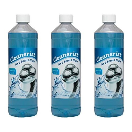  Die Seifenblase 3 x 1L Cleanerist Refill Fluid Jet & Smart Fluid Cleaning Fluid Compatible with Philips Shavers