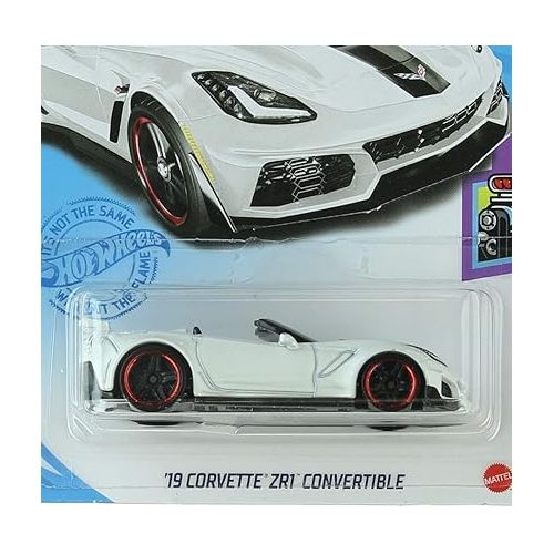  DieCast Hotwheels '19 Corvette ZR1 Convertible, Torque 3/5 [White] 134/250