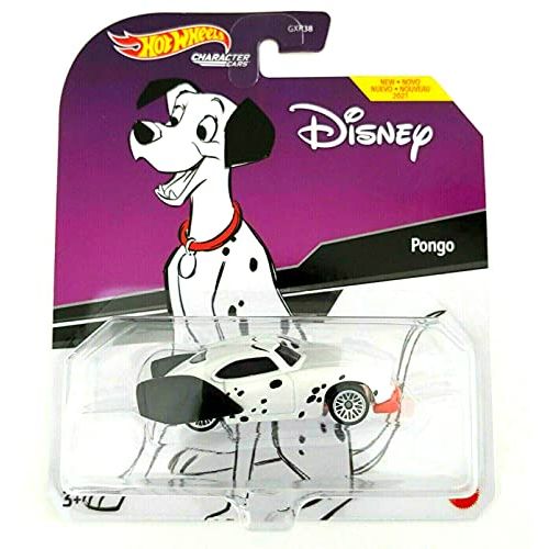  DieCast Hotwheels Character Cars Pongo 101 Dalmatians 1:64 Scale Vehicle