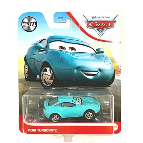 DieCast Disney Pixar Cars Kori Turbowitz (Cyan) 1:55 Scale, Metal Series
