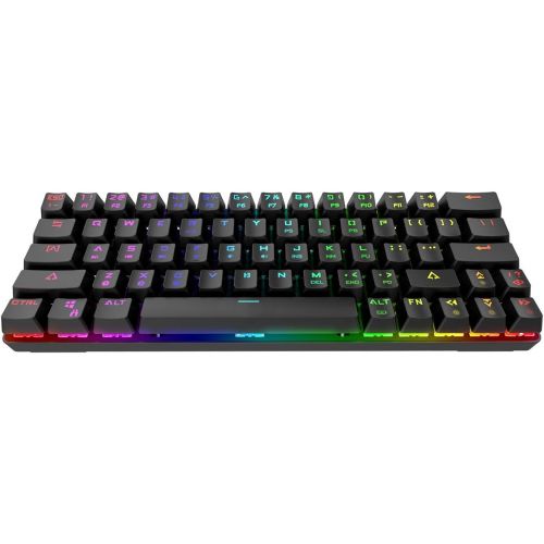  [아마존베스트]Dierya DIERYA Mechanical Gaming Keyboard 60% True RGB Backlit Bluetooth 4.0 Wired/Wireless LED Computer Keyboard for Multi-Device iPhone Android Mobile PC Laptop - Cherry MX Brown Equival