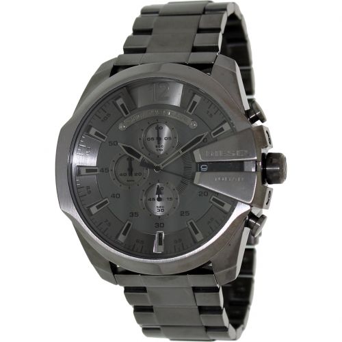  Diesel Mens Grey Stainless Steel and Grey Dial Analog Quartz Watch by Diesel