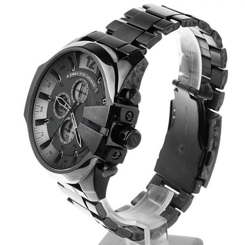  Diesel Mens Grey Stainless Steel and Grey Dial Analog Quartz Watch by Diesel