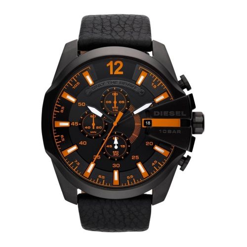  Diesel Mens DZ4291 Black Leather Chronograph Watch by Diesel