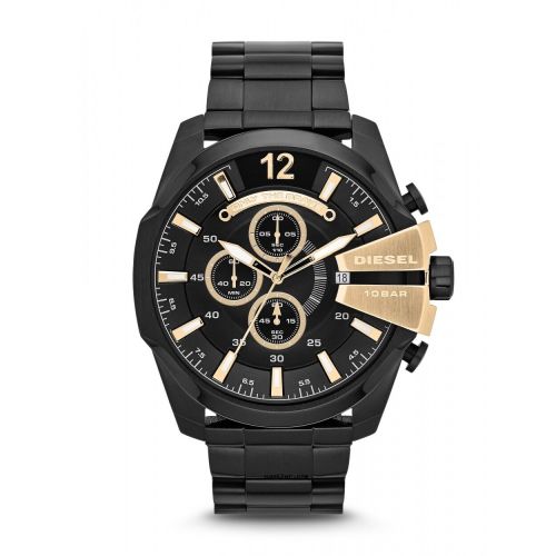  Diesel Mens Black Stainless Steel Quartz Watch by Diesel