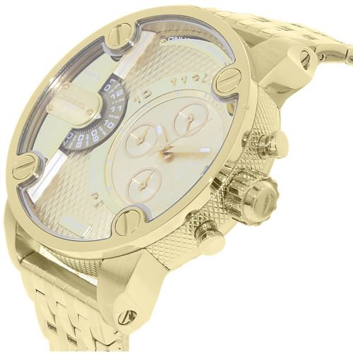  Diesel Mens Little Daddy DZ7287 Gold Stainless-Steel Fashion Watch by Diesel