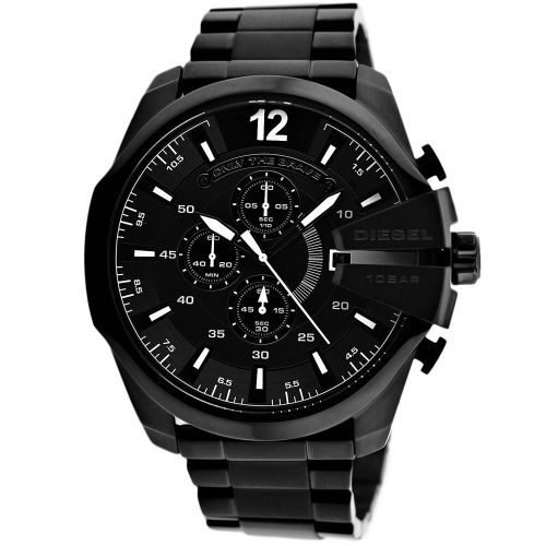  Diesel Mens DZ4283 Mega Chief Black Watch by Diesel