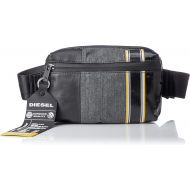 Diesel Mens D-Tolle BELTBAG-Belt Bag, grey denim/black, UNI