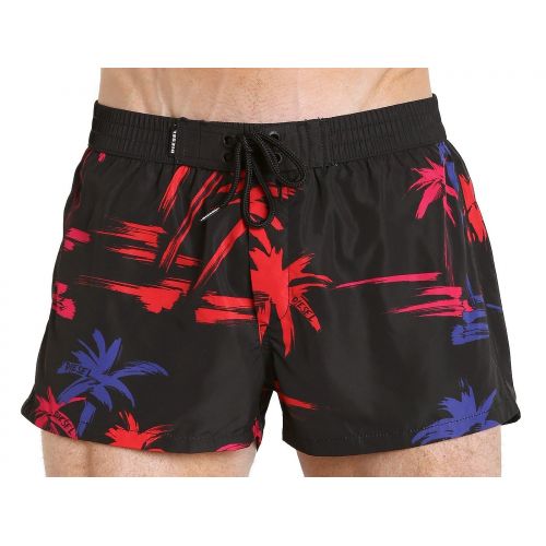  Diesel Mens Bmbx-Sandy-E Photo Print Swim Short, Black, Large