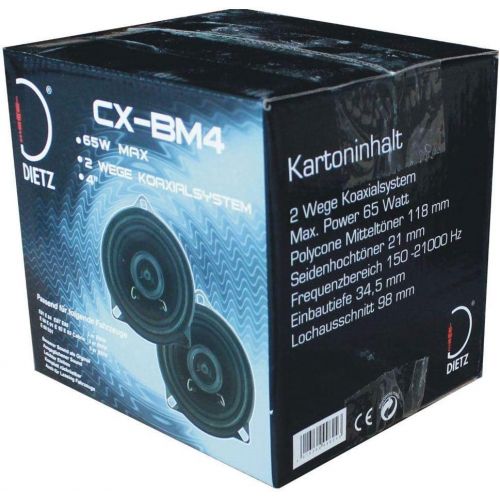  Dietz Audiotechnik Dietz CX BM4 Speakers for BMW 1 Series 3 Series and 5 Series (1 Pair / 2 Pieces)