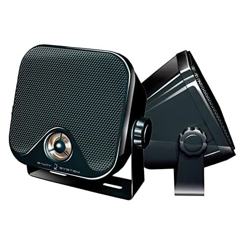  Dietz Audiotechnik Dietz Surface Mounted Speakers 2 Way System 90 Watt Black 1 Pair