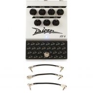 Diezel VH4 Pedal Overdrive and Preamp with Patch Cables