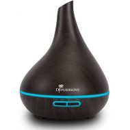 [아마존베스트]Diffuserlove 500ML diffuser Aroma diffuser Ultraschall Luftbefeuchter Trag usor Cool Mist Humidifier mit 7 Farben LED und AUTO-Abschaltung Funktion,Perfekt fuer Office Home