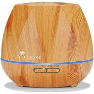 [아마존베스트]Diffuserlove 550ML diffuser Aroma diffuser Ultraschall Luftbefeuchter Trag usor Cool Mist Humidifier mit 7 Farben LED und AUTO-Abschaltung Funktion,Perfekt fuer SPA, Massage, Yoga