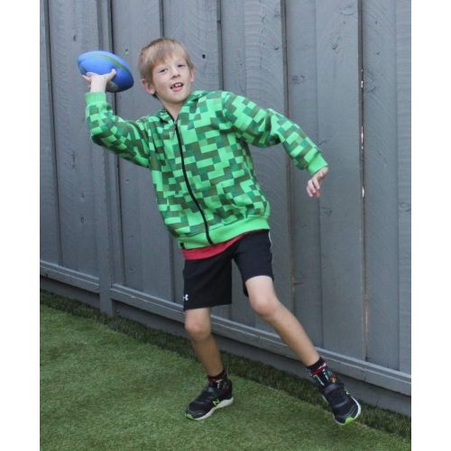 [아마존베스트]Diggin Squish Soft Kids Football. Easy Grip Foam Ball. Outdoor Indoor Sports Toy