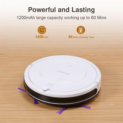  Diggro Robot Vacuum Cleaner, KK320 Robotic Vacuum with One-Key Planning Tech, Powerful Clean for Pets, Suitable for Low-Pile Carpets and Hard Floors