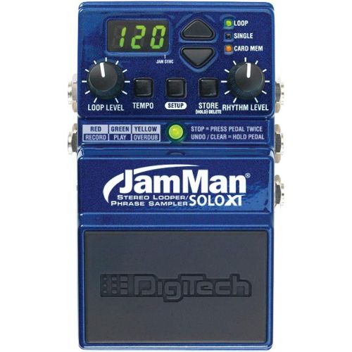  Digi Tech products Digitech JMSXT Jamman Solo XT Stereo Looper Phrase Sampler Pedal