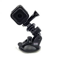 Digicharge Suction Cup Action Camera Car Mount Holder, Compatible with GoPro Max Hero9 Hero8 HERO 9 8 FUSION Session Akaso EK7000 Brave 5 4 Apeman EKEN Fitfort Crosstour Campark Da