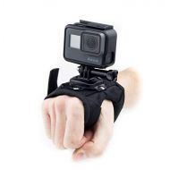 Digicharge Action Camera Hand Mount Wrist Strap, Compatible with GoPro Hero10 Max Hero9 Hero8 Hero 10 9 8 Fusion Akaso Brave Apeman Fitfort Davola Dragon Touch Jeemak YI Cam HD Cam