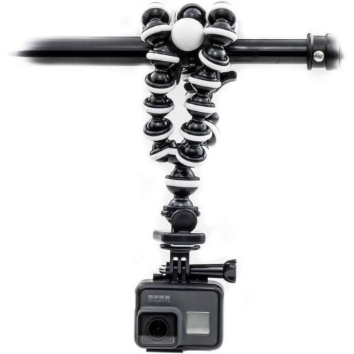  [아마존베스트]Digicharge Octopus Flexible Tripod Camera + Action Cam Mount Stand, Compatible With GoPro Hero9 Hero8 HERO 9 8 7 6 FUSION Akaso Brave 5 4 Apeman Fitfort Crosstour Davola Dragon Tou