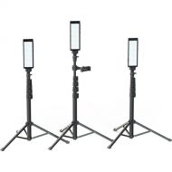 DigiPower PRO3 180 LED 3-Light Kit with Stands