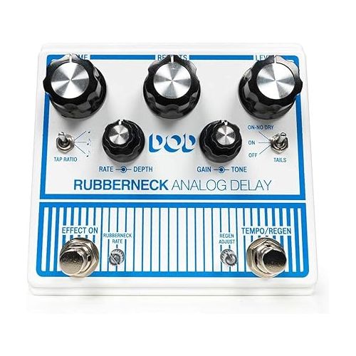  Other Guitar Delay Effects Pedal, White (DOD-RUBBERNECK-U)