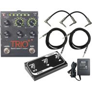 DigiTech Trio+ Band Creator + Looper w/ FS3X Footswitch, 4 Cables, and Power Supply