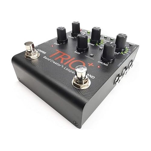  DigiTech Trio+ Band Creator + Looper w/ FS3X Footswitch, 4 Cables, and Power Supply