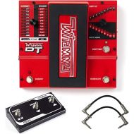 Digitech Whammy DT Pitch Shift Drop Tune Guitar Effects Pedal Bundle with 2 Patch Cables and FS3X 3 Button Footswitch