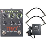 Digitech Trio+ Band Creator + Looper w/ Patch Cables and Power Supply