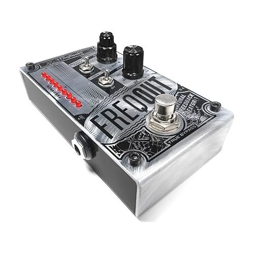  Digitech FREQOUT Natural Feedback Creator Pedal Bundle with 2 Patch Cables, 2 Instrument Cables, and 6 Assorted Dunlop Picks