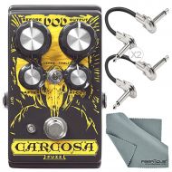 DigiTech Digitech DOD Carcosa Fuzz Analog Distortion Pedal for Guitar and Bass with Basic Bundle