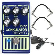 DigiTech Digitech DOD Gonkulator Ring Modulator Distortion Effects Pedal with electronics power supply and Patch Pedal Cable