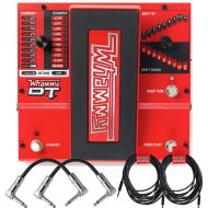 DigiTech Digitech Whammy DT Pitch Shift Drop Tune Guitar Effects Pedal and Cables