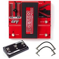 DigiTech Digitech Whammy DT Pitch Shift Drop Tune Guitar Effects Pedal Bundle with 2 Patch Cables and FS3X 3 Button Footswitch