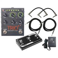 DigiTech Digitech Trio+ Band Creator + Looper w/ FS3X Footswitch, 4 Cables, and Power Supply