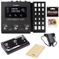 DigiTech Digitech RP360XP Multi-Effects Pedal Bundle with FS3X 3-Button Foot Switch, Polishing Cloth, and Variety Pick Pack