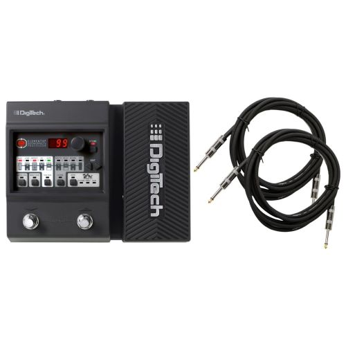  DigiTech Digitech Element XP Guitar Floor Processor Multi-Effects Pedal w/ (2) 10 Guitar Cables