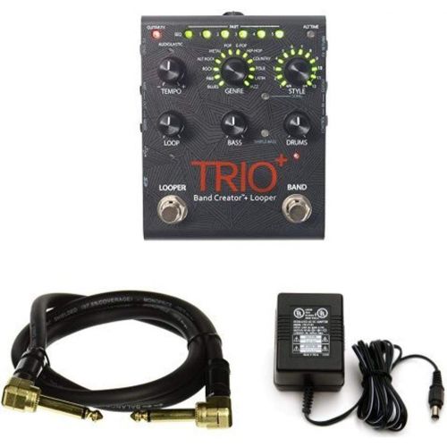  Digitech TRIOPLUS Band Creator and Looper with Accessories