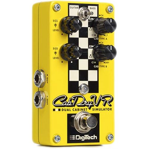  Digitech Dual Speaker Cabinet Emulator Pedal (CabDryVR-U)