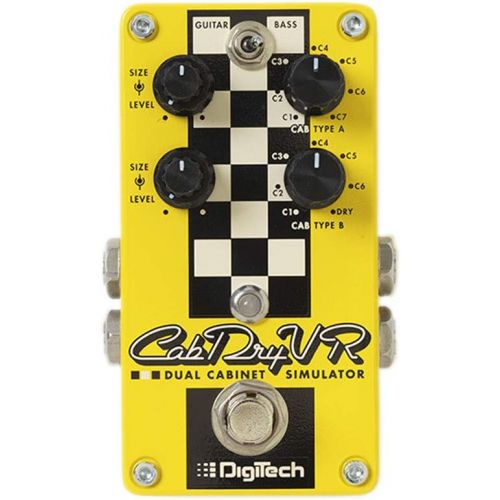  Digitech Dual Speaker Cabinet Emulator Pedal (CabDryVR-U)