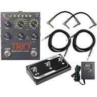 DigiTech Digitech Trio+ Band Creator + Looper w FS3X Footswitch, 4 Cables, and Power Supply