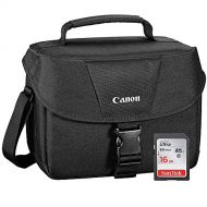Diginex Canon 100ES Well-Padded Multi-Compartment Digital SLR Camera Case EOS Shoulder Gadget Bag (9320A023) Cleaning Kit Bundle for EOS T7, T7i, T8i, SL3, 5D Mark IV, 6D Mark II, 7D Mark