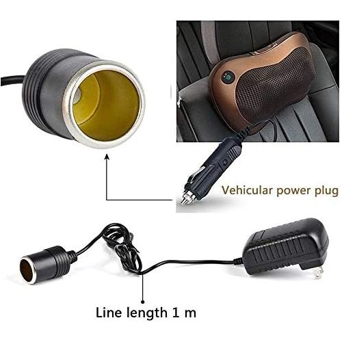  [아마존베스트]-Service-Informationen Digit.Tail Power Rectifier Power Adapter Voltage Converter 100 V - 240 V to 12 V / 1 A (12 W) Car Cigarette Lighter Power Inverter AC/DC Adapter for Sat Nav, Video Recorder/Cameras