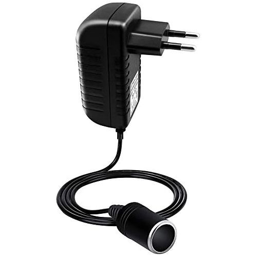  [아마존베스트]-Service-Informationen Digit.Tail Power Rectifier Power Adapter Voltage Converter 100 V - 240 V to 12 V / 1 A (12 W) Car Cigarette Lighter Power Inverter AC/DC Adapter for Sat Nav, Video Recorder/Cameras