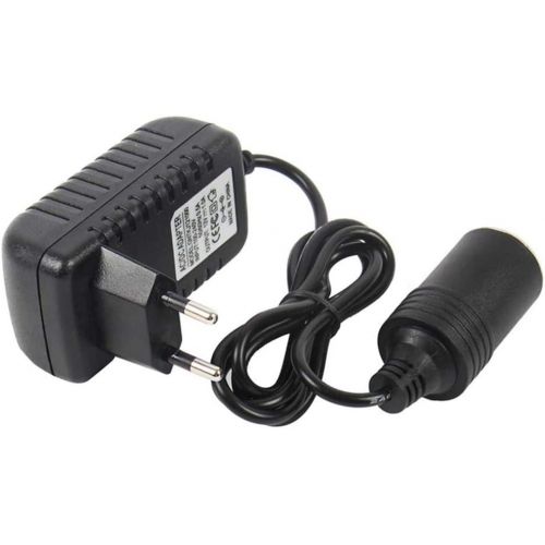  [아마존베스트]-Service-Informationen Digit.Tail Power Rectifier Power Adapter Voltage Converter 100 V - 240 V to 12 V / 1 A (12 W) Car Cigarette Lighter Power Inverter AC/DC Adapter for Sat Nav, Video Recorder/Cameras