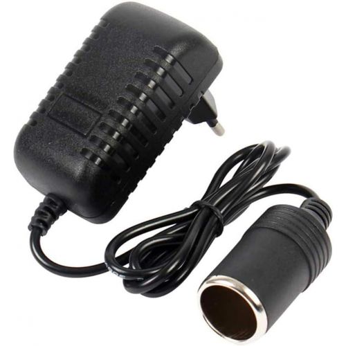  [아마존베스트]-Service-Informationen Digit.Tail Power Rectifier Power Adapter Voltage Converter 100 V - 240 V to 12 V / 1 A (12 W) Car Cigarette Lighter Power Inverter AC/DC Adapter for Sat Nav, Video Recorder/Cameras