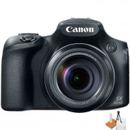 Digital&More Canon Powershot SX60 16.1MP Digital Camera 65x Optical Zoom Lens 3-inch LCD Tilt Screen (Black) w/ Digital & More Starters Kit