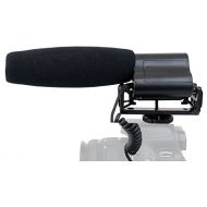 Digital Nc High Sensitivity Microphone (Stereo/Shotgun) with Windscreen & Dead Cat Wind Muff for Fujifilm X-T4
